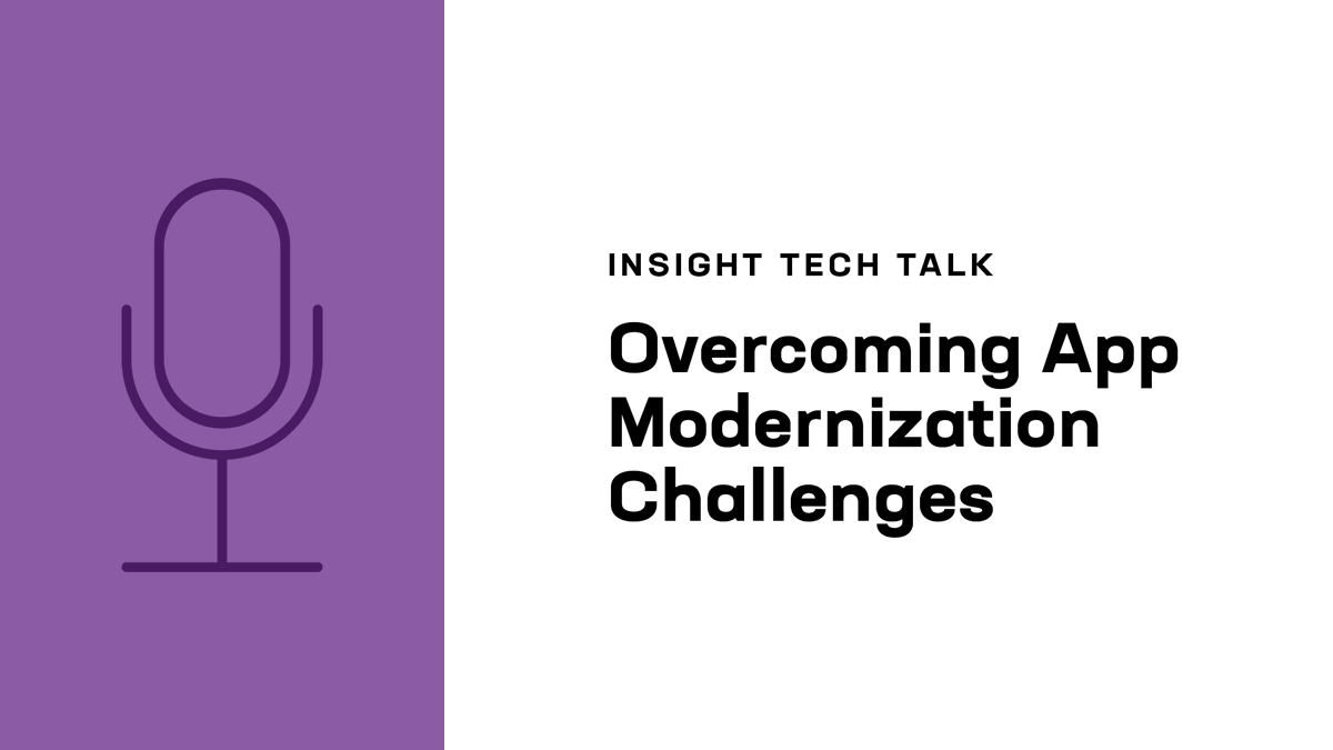 F5's tweet photo. Experts from Insight and F5 discuss how to overcome the challenges of #ApplicationModernization in this #InsightTechTalk. https://t.co/3VvGsJOJyt https://t.co/xoTsUjj5oB