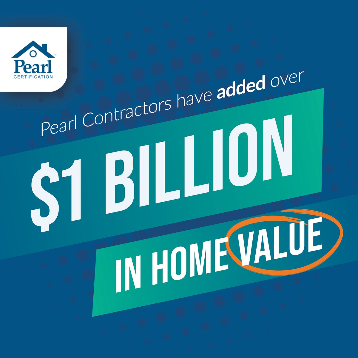pearlscore's tweet photo. #PearlNetworkContractors have added an incredible $1 BILLION in added #HomeValue for #homeowners! Thanks to Pearl's third-party #HomeCertification, the #HighPerformingHome upgrades often hidden in walls are made visible! Learn more at https://t.co/pdTSg0jkwF https://t.co/bFH4SBT6TA