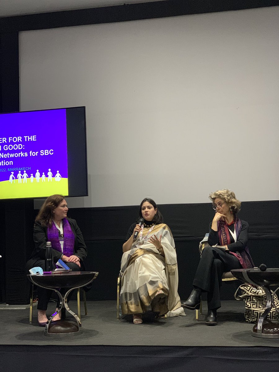 Sanjeeta Agnihotri, Director of @CCCIDelhi joins a panel to talk about the power of SBCC networks to connect, represent, advocate and create opportunities for voices of local SBCC practitioners! #SBCCsummit @JohnsHopkinsCCP sister orgs