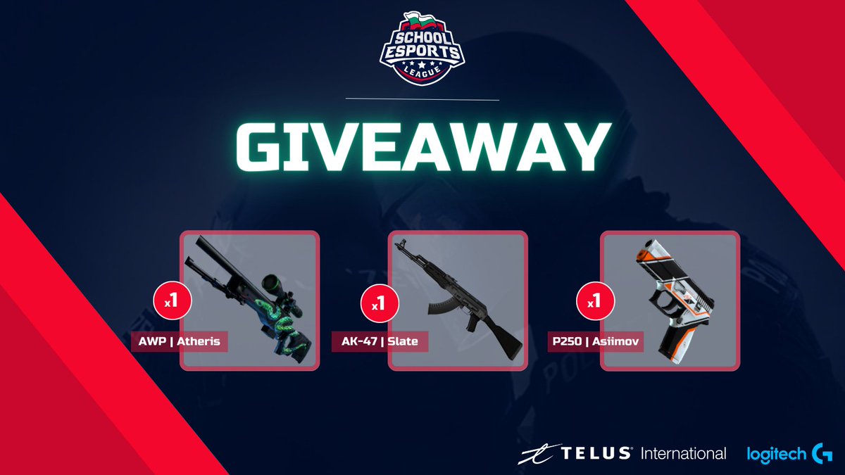 SELBulgaria's tweet photo. 🎁 SEL Season 3 (CS:GO) 3 Skins Giveaway 🎁

🔥 SEL ви дава шанса да грабнете 3 яки скина

🏆 Това означава не един, не двама..а цели трима победители

✅ Не забравяйте да изпълните всички действия, за да увеличите шанса си:

https://t.co/uP4zD868Li

🗓 До: 18.12.2022
🍀 Късмет https://t.co/3UFPpMDKMi