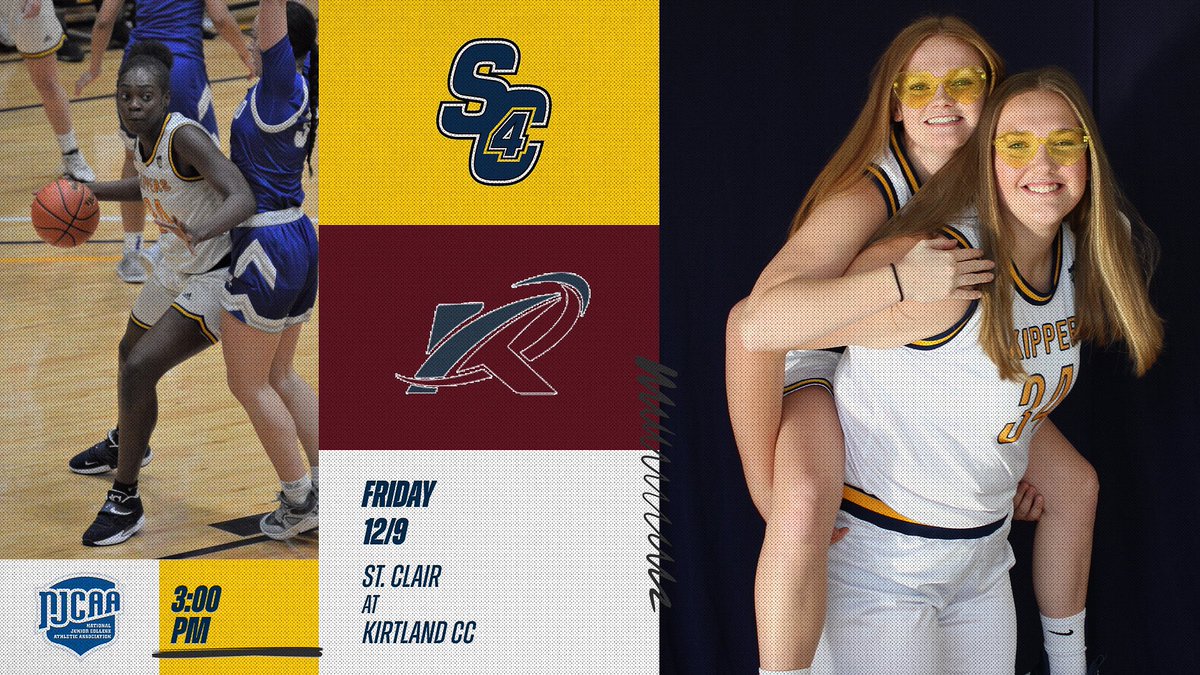 sc4athletics's tweet photo. Women’s Basketball Gameday

Skippers travel to Grayling, MI to take on the Firebirds

⏰ 3:00 PM 
📍 Grayling, MI
🎥 https://t.co/UlCmif5VhJ

#SkipperPride https://t.co/aVPs3Iy6DW