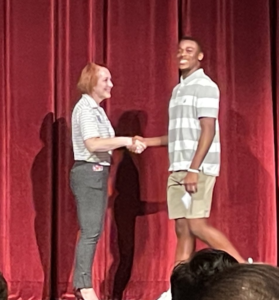 I was blessed to be named Academic All-District in the same week that I received an award for academic excellence. Getting it done in the classroom is very important to me. Can’t be a student-athlete without the student.