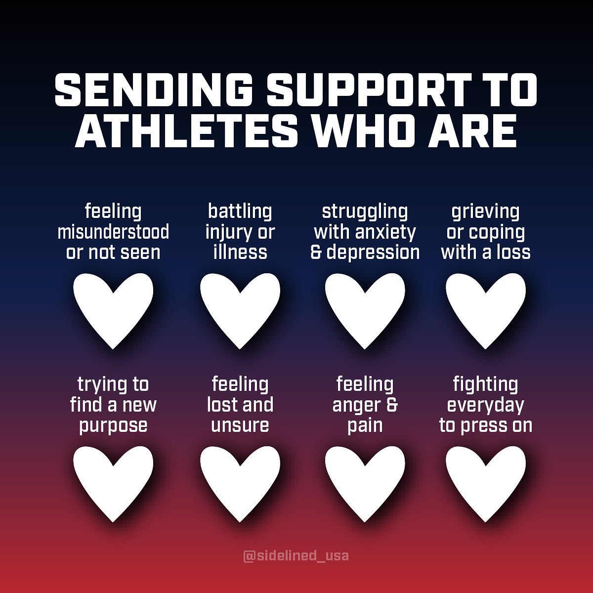 Thinking of you. You got this ♥️💙

#athlete #athletementalhealth