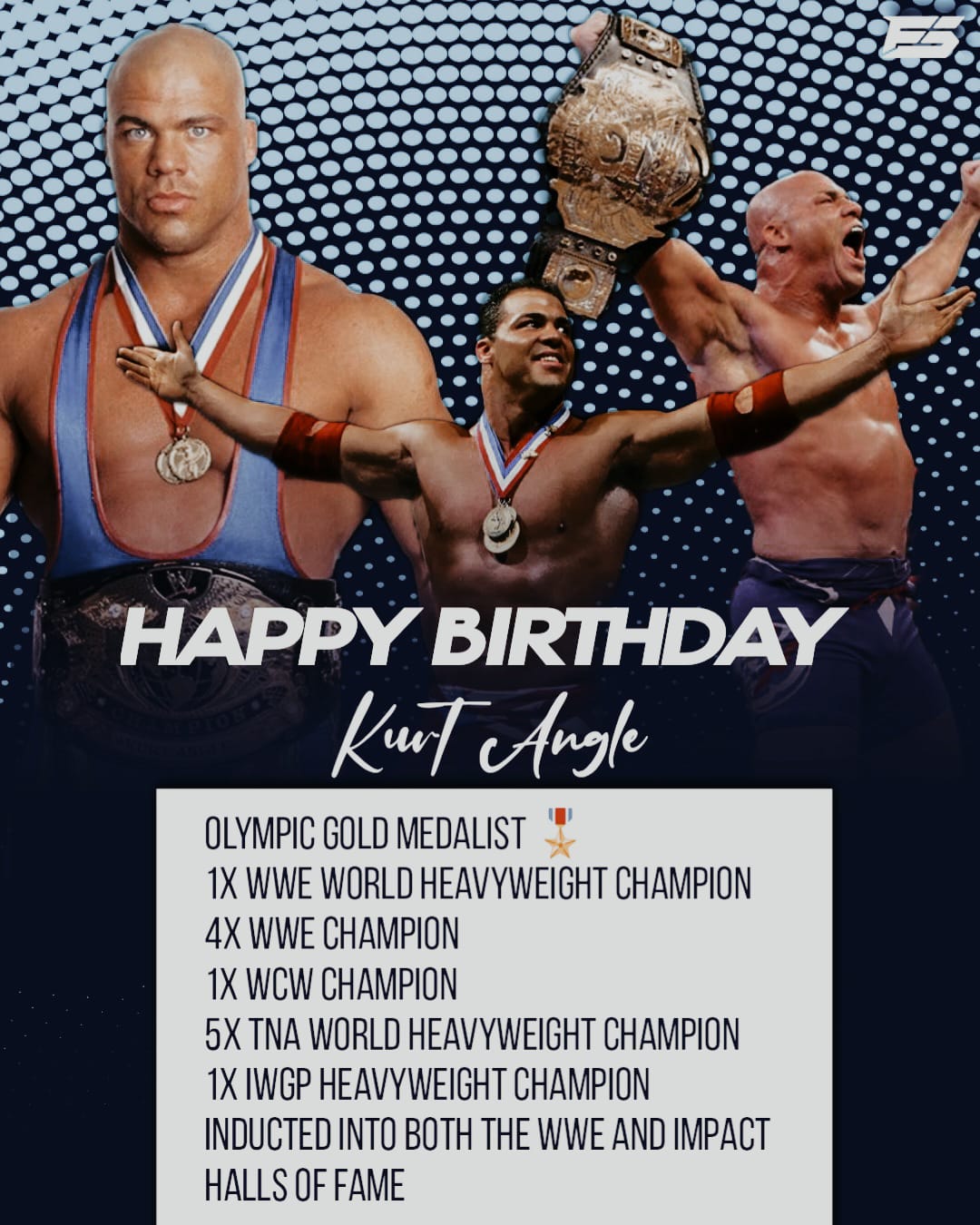 Happy Birthday Kurt Angle .
.
.      