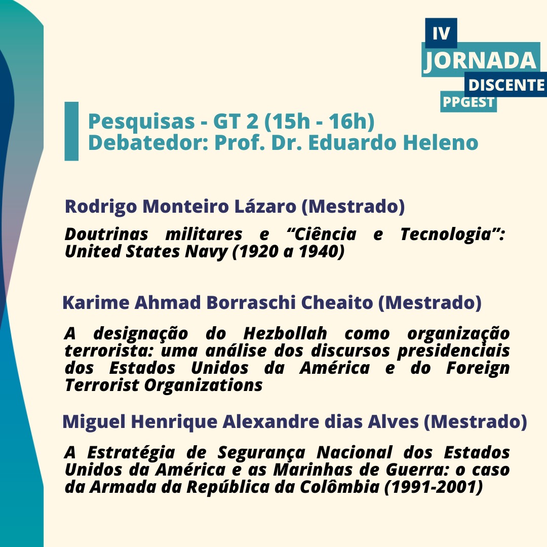 StudiesUff's tweet photo. ⭐️ PROGRAMAÇÃO  ⭐️ 

O evento é ABERTO e GRATUITO para o público!

#PPGEST #UFF2022 #INEST #ivjornadadiscente #aguardamosvcsla #curte #comenta #compartilha https://t.co/KnI8a1lsko