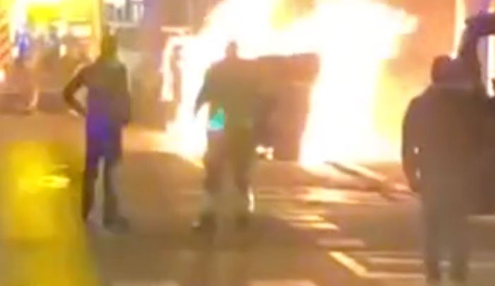 jihadwatchRS's tweet photo. Muslims riot all over Europe after Morocco’s World Cup victory over Spain https://t.co/LLWsFpFAL2 https://t.co/Rl5hXzj7x8