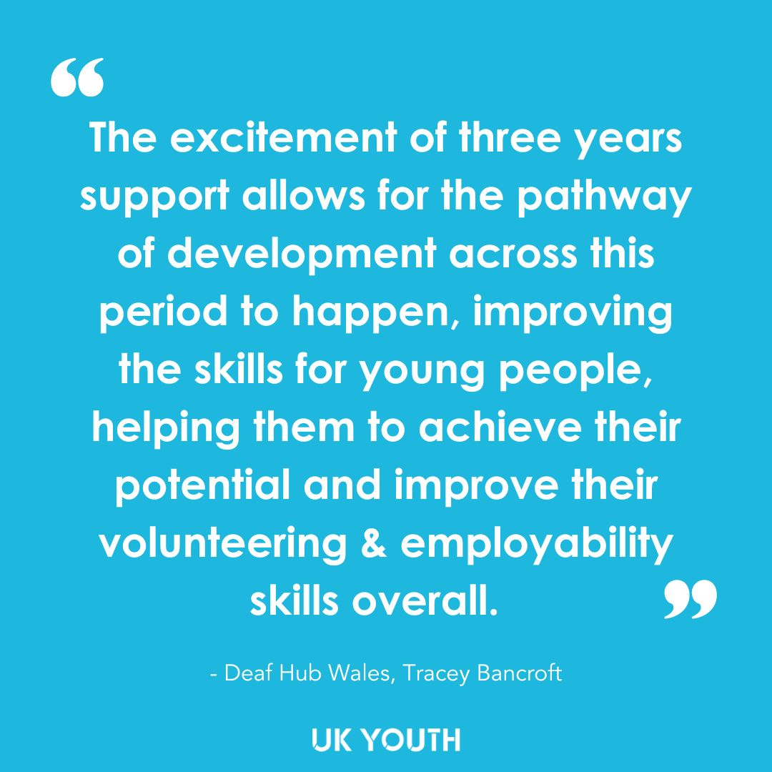 Hearing from #youthorganisations on how grant funding from UK Youth &amp; <a href="/OsborneClarkeUK/">Osborne Clarke UK</a> will increase support for young people means everything 💙

<a href="/DeafHubWales/">Deaf Hub (Wales)</a> ⚡