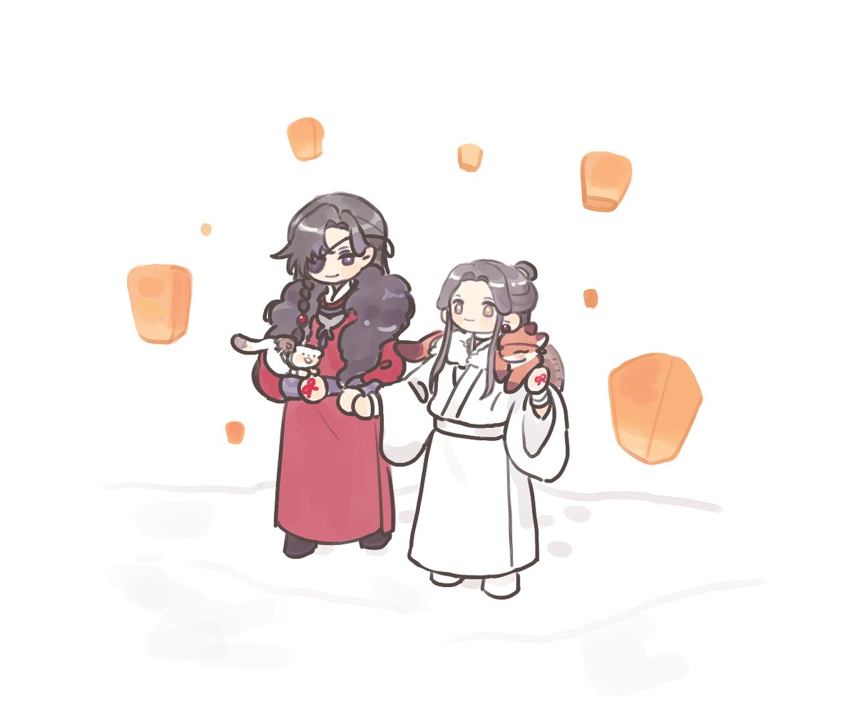 「겨울#천관사복 #TGCF 」|구룽🪴ᴳᵁᴿᵁᴺᴳのイラスト