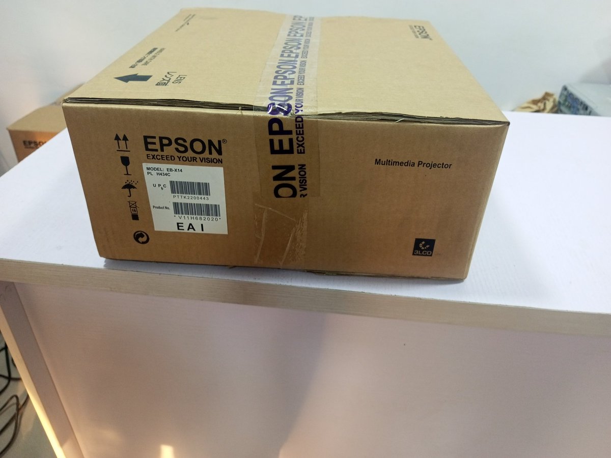 BestProjectplug's tweet image. The Epson Europe EB-X14 Projector is a XGA Conference Room Projector. This lamp based projector is capable of displaying 3,000 Lumens at its brightest setting with a native resolution of 1024x78. For more enquires Give us a call WhatsApp or visit our office physically.