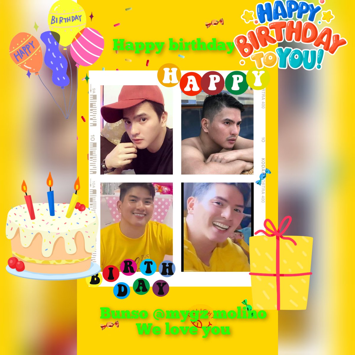 Happy happy birthday bunso mygz molino enjoy your special day stay safe and good healthy god bless you always 💖 💛 💕
