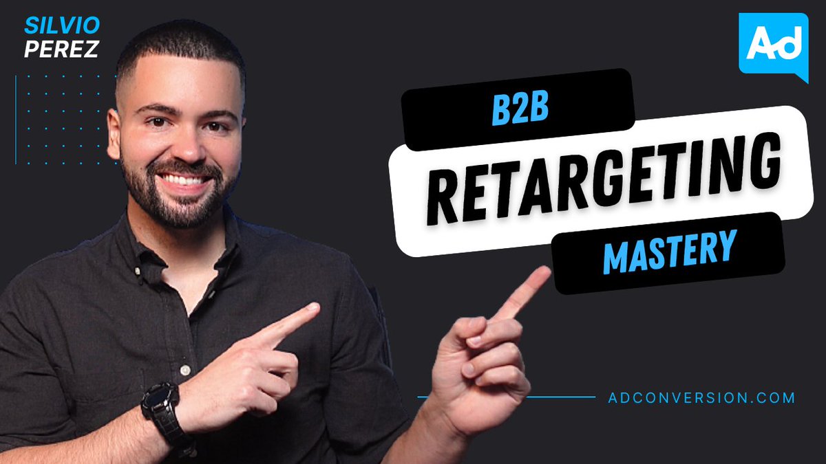 silvio_ppc's tweet photo. The Ultimate Guide to B2B Retargeting:

Learn how to:

→ Drive greater returns from remarketing campaigns.
→ Scale outside small retargeting audience sizes.
→ Avoid ad fatigue and hurting your brand.
→ Create omnipresence across channels.

https://t.co/vKTxAZwOxQ https://t.co/zewuZS6Job