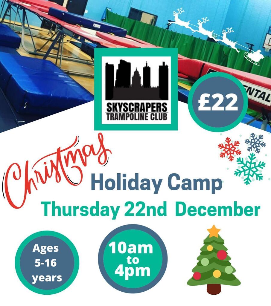 Skyscraperstrampolineclub (@skyscraperstc) on Twitter photo There are still spaces left on our Christmas Holiday Camp at @holtparkactive 📧 Don’t forget to email skyscraperstc@hotmail.com to get booked on🎄❄️☃️🎅🏼 #leeds #trampolining #sportsclub #skyscraperstc #holidaycamp #holtpark #christmas instagr.am/p/Cl80QfSs6UL/ There are still spaces left on our Christmas Holiday Camp at @holtparkactive 📧 Don’t forget to email skyscraperstc@hotmail.com to get booked on🎄❄️☃️🎅🏼 #leeds #trampolining #sportsclub #skyscraperstc #holidaycamp #holtpark #christmas instagr.am/p/Cl80QfSs6UL/