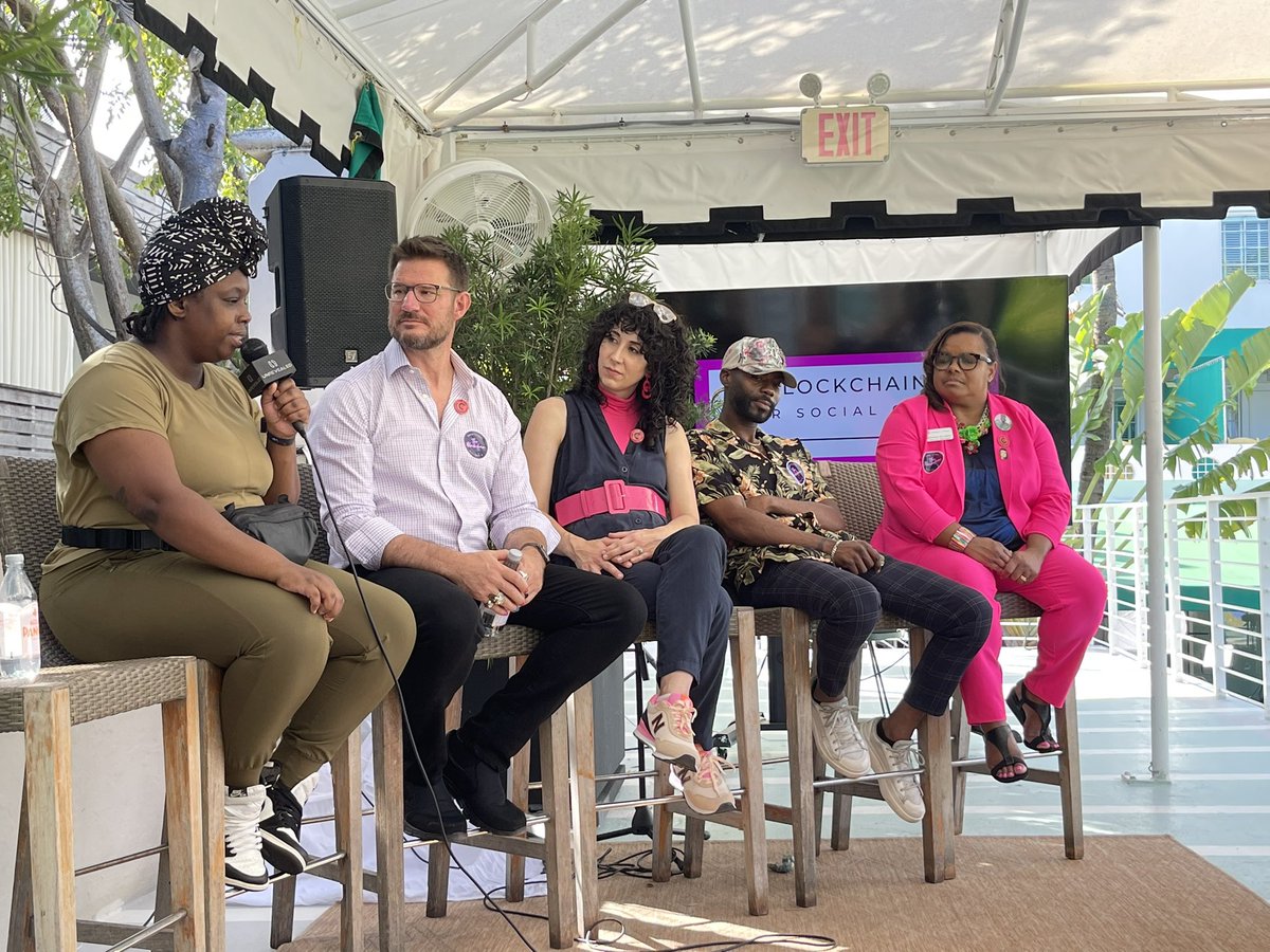 An incredible panel on accessibility of Web 3. Lead by <a href="/SDGWeb3/">SoVonna Day-Goins</a> with speakers @redactedpride <a href="/SBJ_NFT/">SweetBabyJebus</a> <a href="/wunksnft/">Wunks</a> and <a href="/TUANxyz/">tuanx</a> #onchaingood
