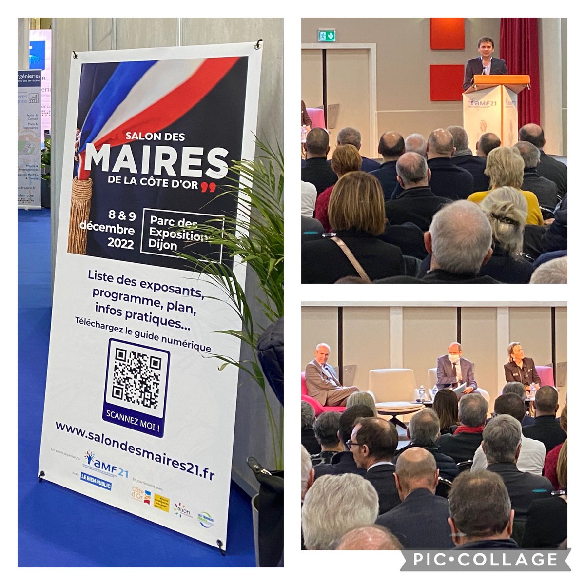 S’est déroulé les 8 et 9 déc. le « salon des Maires de la Côte-d’Or » à #Dijon

#Poleemploi restera engagé au côté des collectivités pour accompagner les chercheurs d’emploi, les entreprises, avec les partenaires pour agir efficacement sur l’attractivité.
 #emploi #attractivite