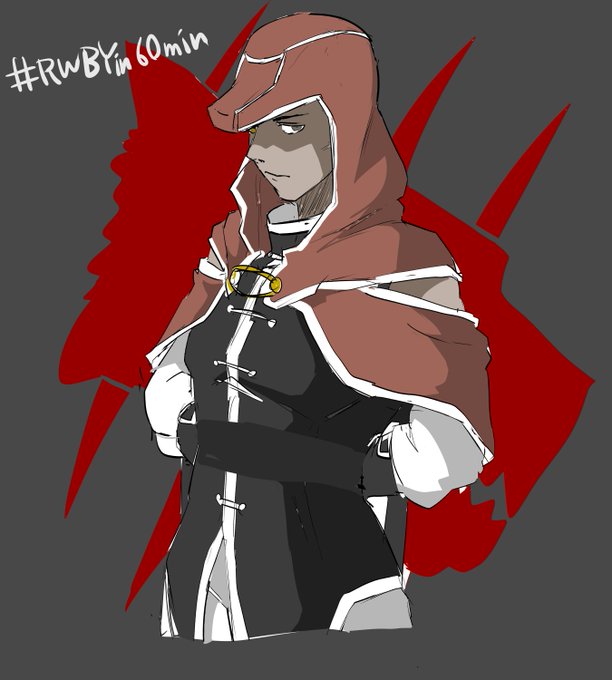 #RWBYin60min野郎を描くのムズくて一人で精一杯です>< 