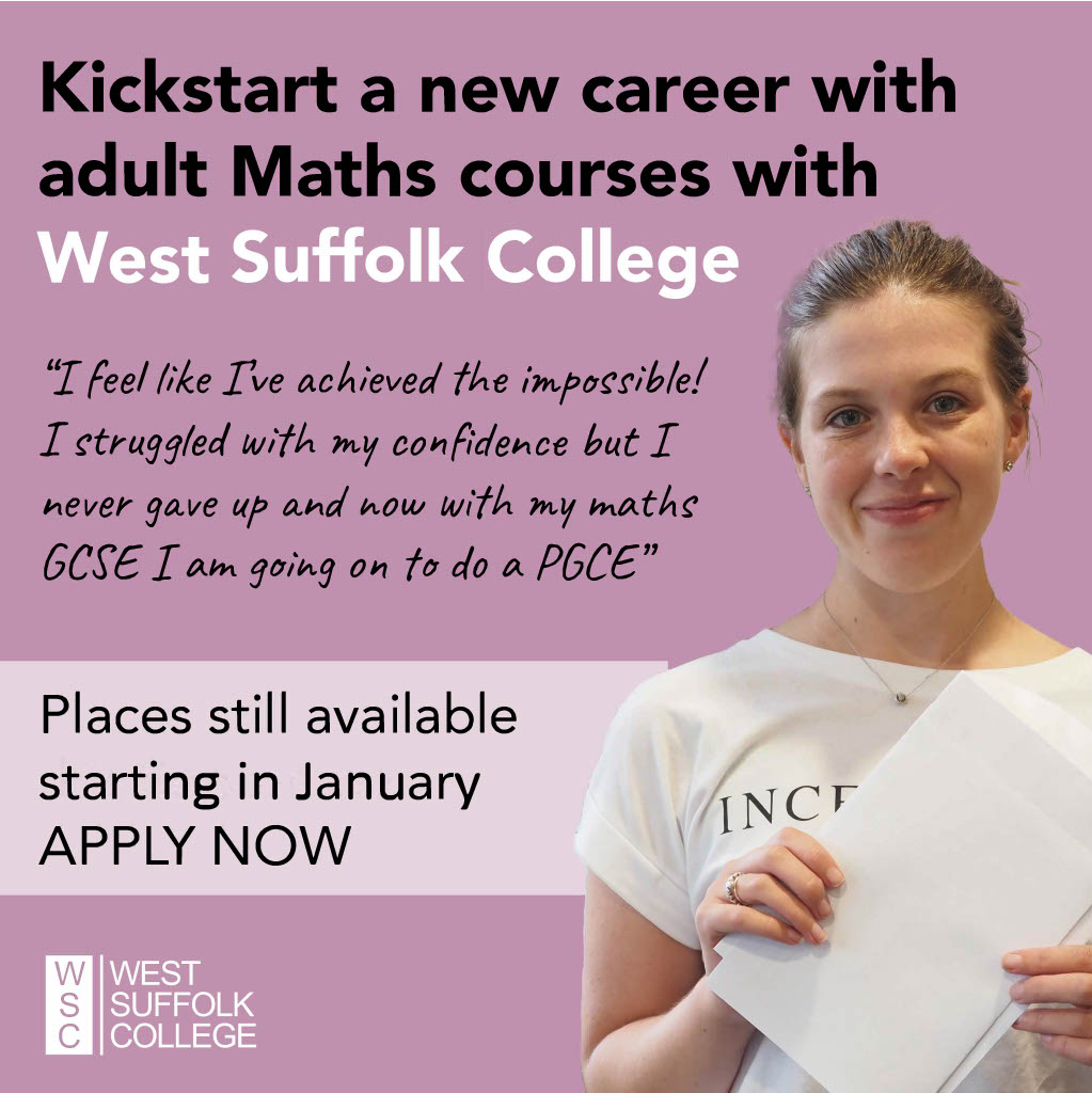 We are looking forward to our new maths and English classes starting in the new year.  

Click the link to find a course that suits you: 

wsc.ac.uk/find-a-course/…