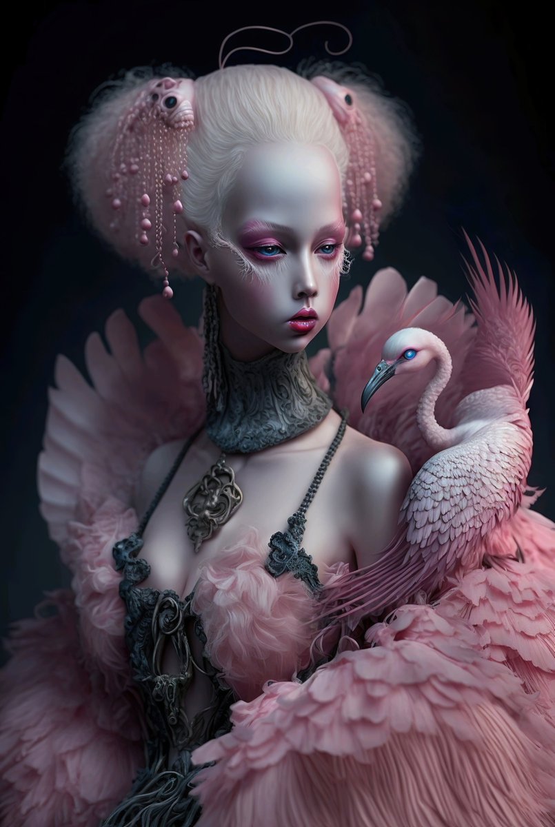 moondust_36's tweet photo. Majestic Dolls are LIVE  on #tezos - ONLY 6 dolls - 3 1/1 and 3 editions - starting at as low as 6 XTZ!!! ❤️‍🔥
AI + Procreate ❤️‍🔥
#AIIA #Woolfz
Collection Link👇👇👇
https://t.co/lk8oIW12pH https://t.co/Yzm5KYF1Nq