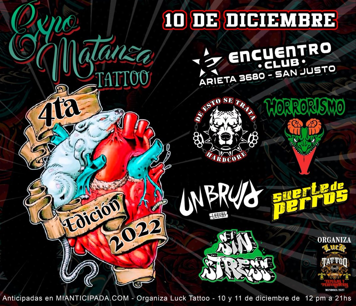 Éste sábado 10 de Diciembre, 12hs.