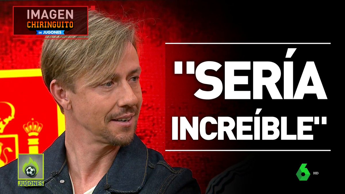 elchiringuitotv's tweet photo. 😍¿@GUTY14HAZ SELECCIONADOR? NOSOTROS DECIMOS SÍ

🗣️También habló sobre el papel de España en el Mundial. Sobre el estilo. Está en su 'PRIME'. #JUGONES https://t.co/JPLYYO5OqM