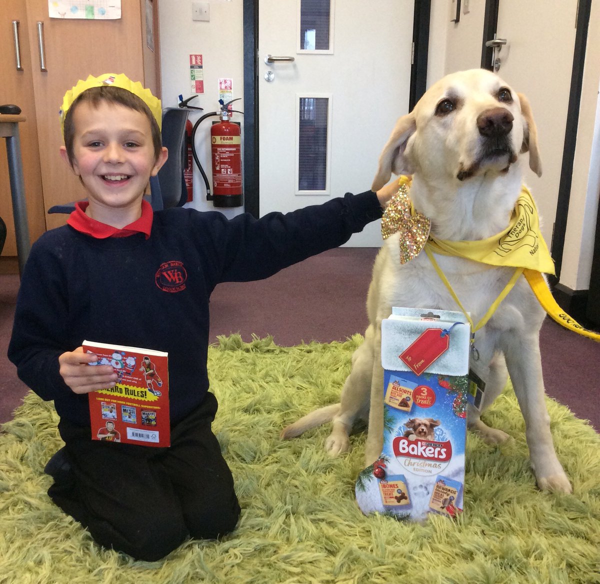 ⁦<a href="/WBJJuniorSchool/">William Barcroft Junior School</a>⁩ ⁦<a href="/HarbourLearning/">Harbour Learning Trust</a>⁩ ⁦<a href="/WBJYear3/">WBJYear3</a>⁩ ⁦<a href="/WBJYear4/">WBJYear4</a>⁩ ⁦<a href="/WBJYear5/">WBJYear5</a>⁩ ⁦<a href="/WBJYear6/">WBJYear6</a>⁩ 
We’ve enjoyed our visit from Ralph the therapy dog today, who has enjoyed reading books delivered by Father Christmas this morning 🎅🏼🐕🐾📓📚