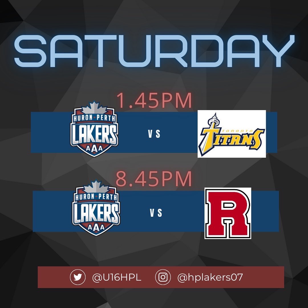 Huron Perth Lakers U16 on Twitter "Lakers roll into Waterloo this