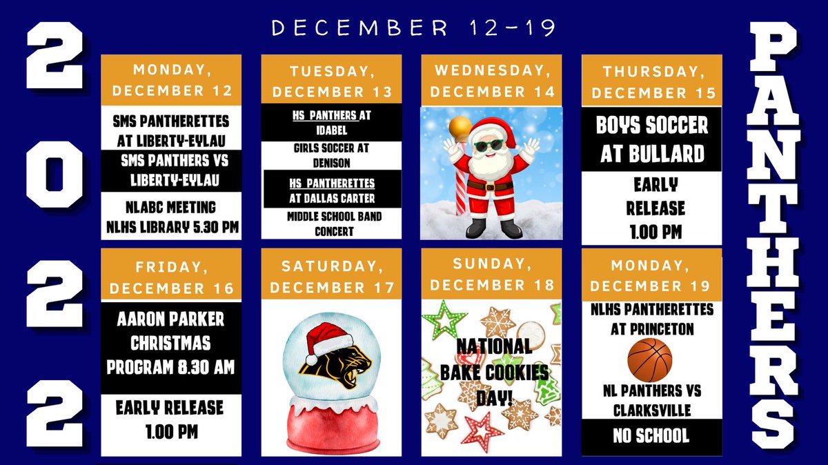 Christmas break starts a week from TODAY!!