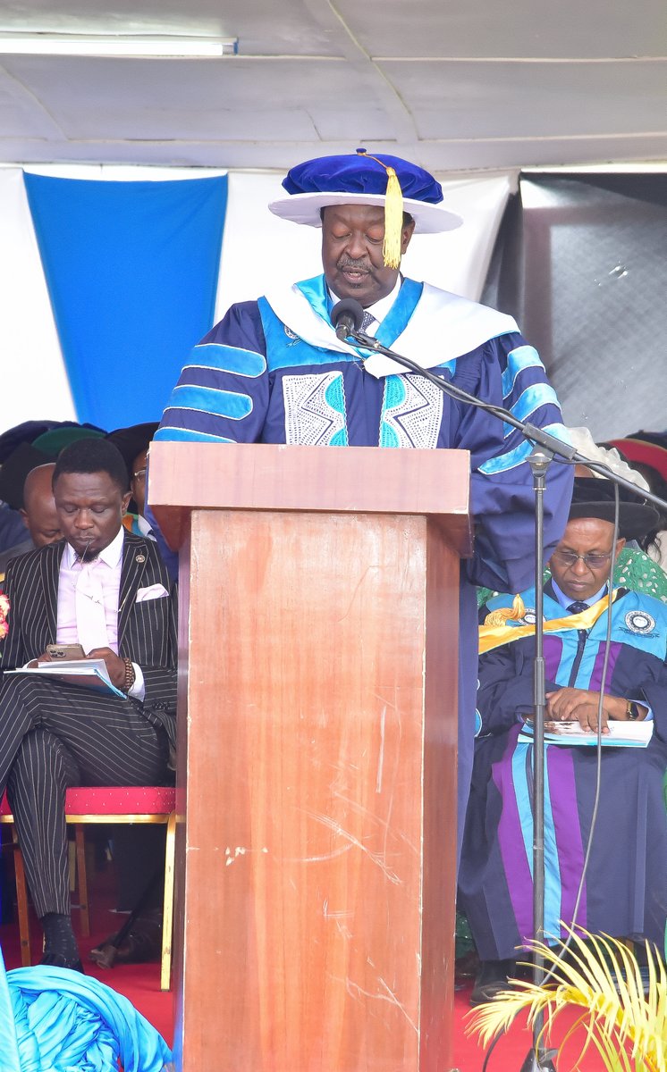 It is with deep humility that I accept the great honor, the Doctor of Honoris Causa, an honorary degree of Doctor of Humane Letters in Peace and Sustainable Development from Masinde Muliro University of Science and Technology.