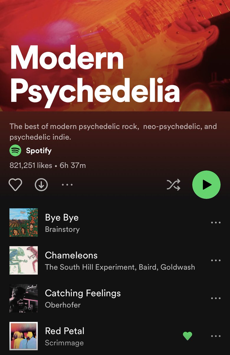 scrimmage___'s tweet image. RED PETAL from our debut EP #Superego is featured on @Spotify ‘s #ModernPsychedelia Playlist