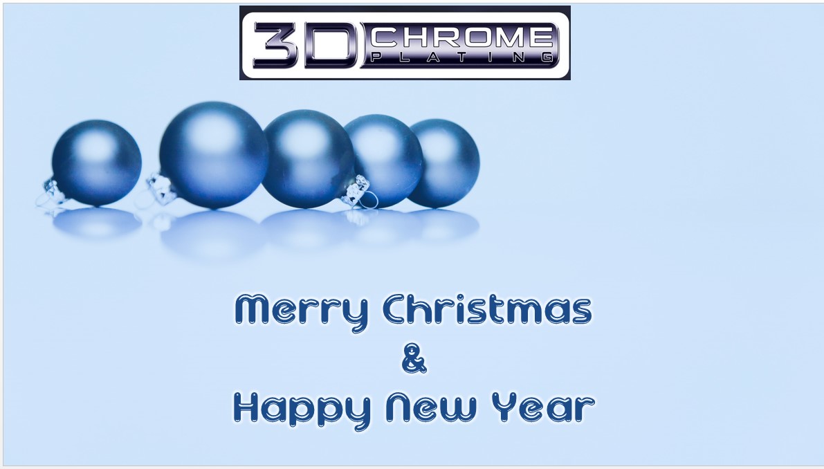 dchromeplating's tweet image. Merry Christmas and a Happy New Year from all at 3D Chrome Plating!
