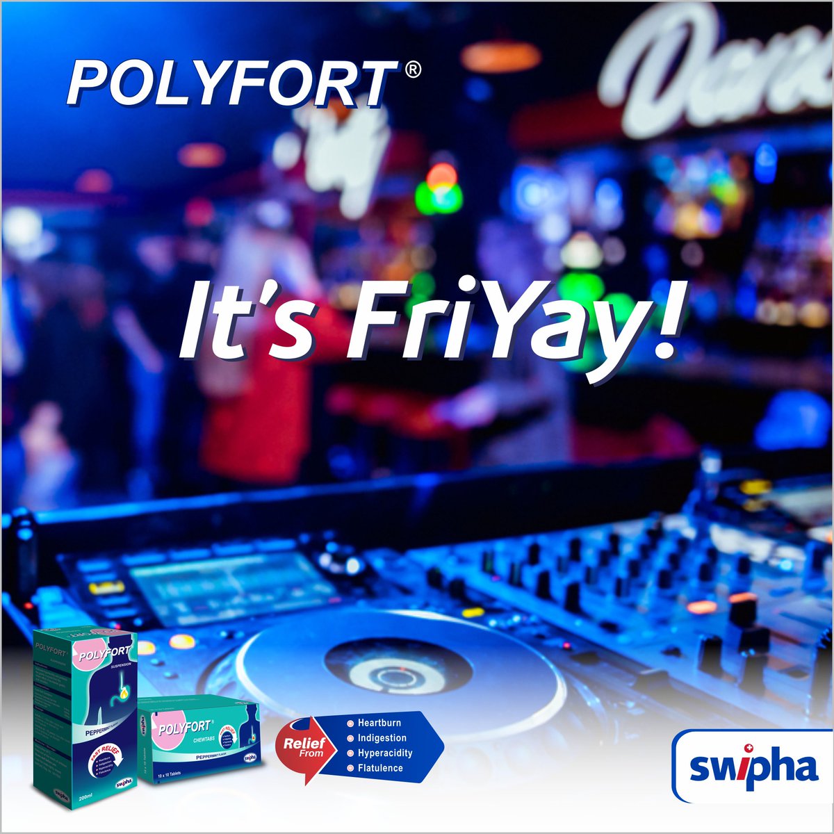 polyfortng's tweet image. It’s FriYay!

Sapa cannot hold you down the weekend after payday; why let indigestion?

Let Polyfort handle that for you while you enjoy the night. 

#constipation and #hyperacidity #flatulence #indigestion #gastroesophagealreflux. #FeelMuchBetter #SwiphaNigeria