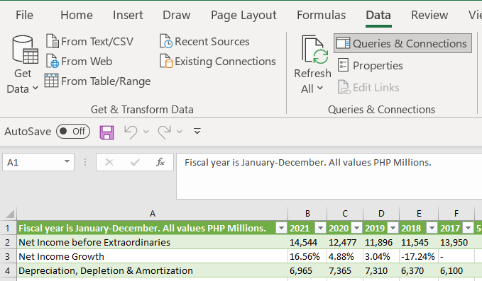 Just discovered the Excel 'Get Data from Web' feature.  I cry with all the hours I usually spend to gather Financial Statements.

#HappinessInside