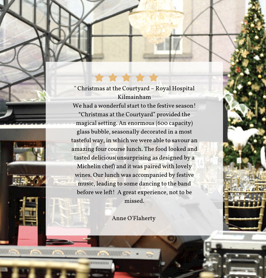 Christmasinthecourtyard (@christmasindub) on Twitter photo Thank you for the kind words Anne.
It always makes our day to hear lovely feedback especially with a new project.
📞: 015240504
📧: Bookings@christmasinthecourtyard.ie
💻: Christmasinthecourtyard.ie
#christmasatthecourtyardrhk #feedback #testomonial Thank you for the kind words Anne.
It always makes our day to hear lovely feedback especially with a new project.
📞: 015240504
📧: Bookings@christmasinthecourtyard.ie
💻: Christmasinthecourtyard.ie
#christmasatthecourtyardrhk #feedback #testomonial