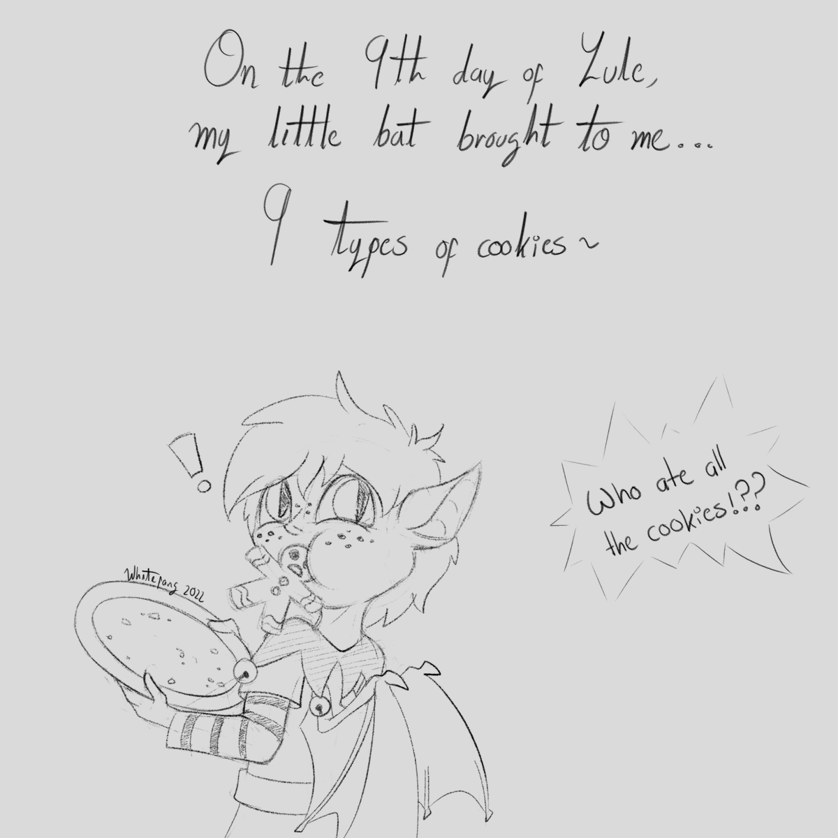 ZackWhitefang's tweet photo. On the 9th day of Yule~ ๐ฆ๐งก๐
A certain kid is definitely getting into the Naughty List
#DailyDoodle #Yule #Yuletide #witchling #witch #digitalart https://t.co/3lqzSJxAO3