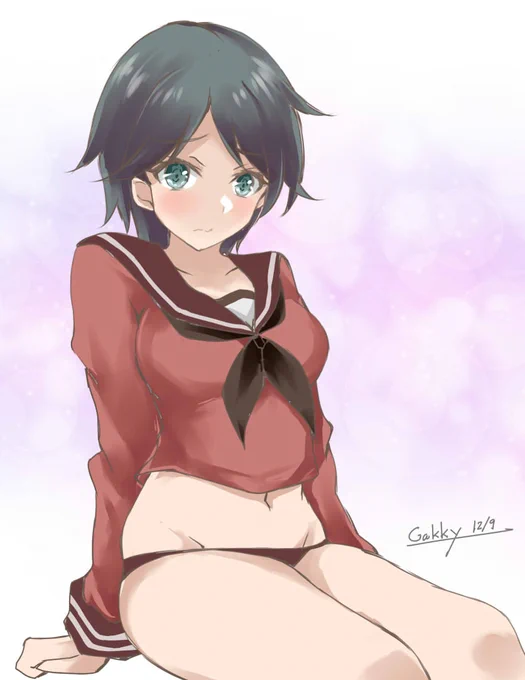 #艦これ版真剣お絵描き60分一本勝負_20221209#艦これ版深夜の真剣お絵描き60分一本勝負 もがみん 