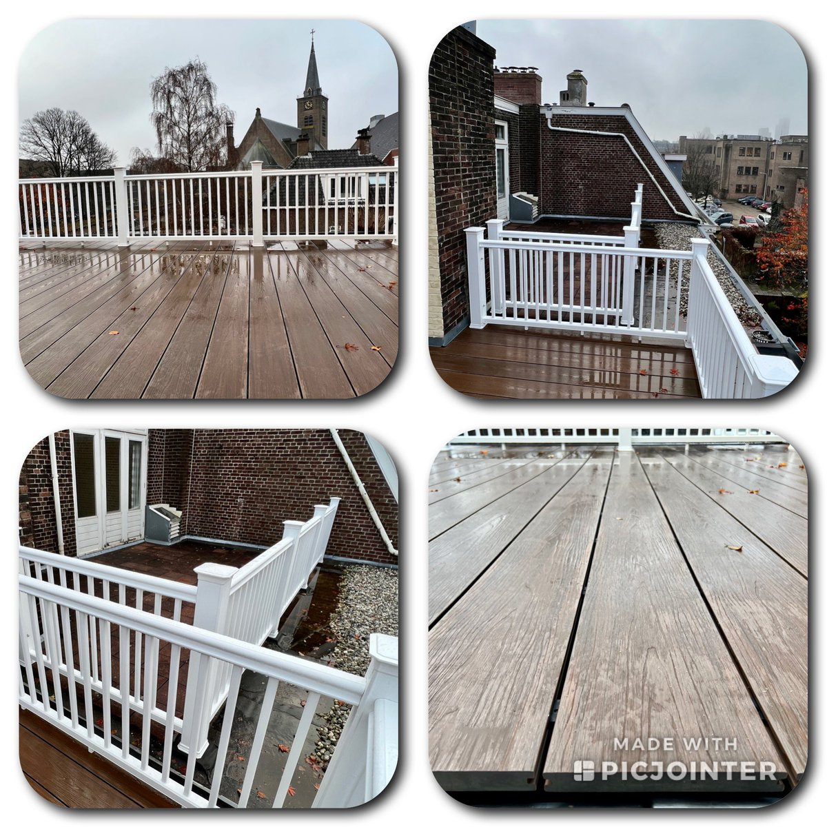 Van de week een <a href="/timbertech/">TimberTech</a> project afgerond 💪🏻 massieve composiet vlonderdelen  en 2 stuks hekwerken.