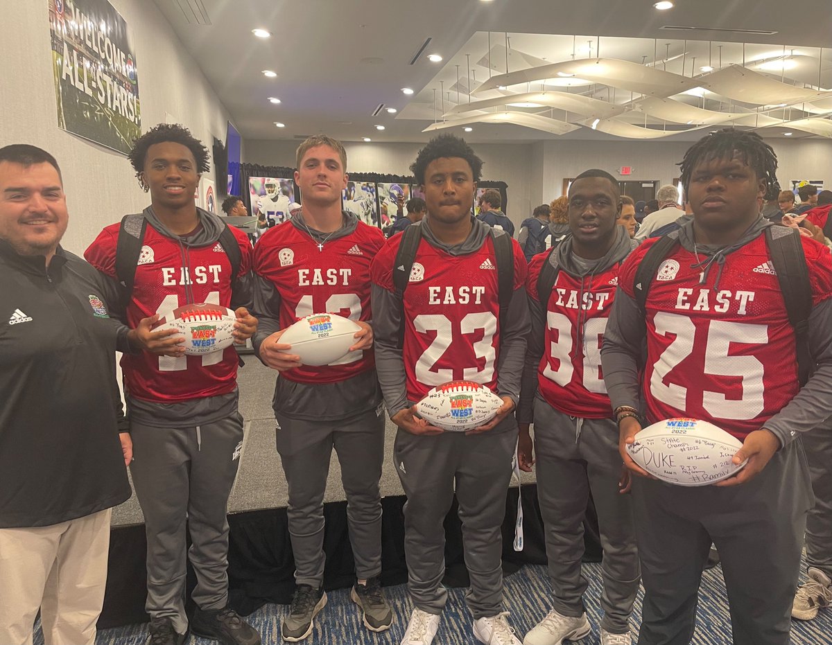 Today is GAMEDAY for the East-West Game! Excited to see these LB’s ball out.