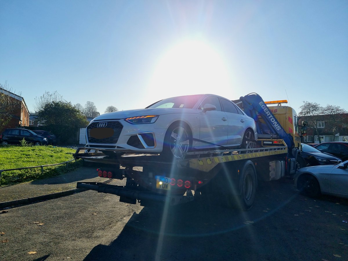 HodgeHillWMP's tweet photo. Vehicle seized, suspected stolen. Not on our patch. #BESPOTLIGHT #SEIZED https://t.co/P0NtnipkDt