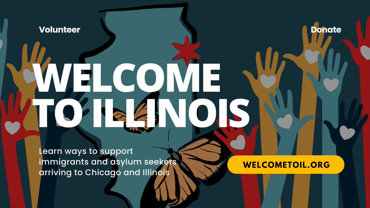 latinopolicy's tweet image. Help us welcome our newest neighbors to Illinois. This holiday season, consider donating or volunteering your time to aid asylum seekers new to our state. Visit welcometoil.org for more information. #IllinoisLatinoAgenda