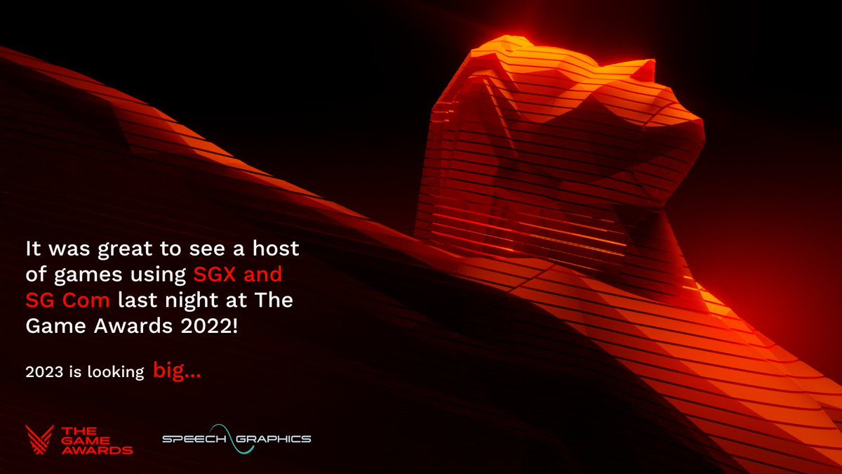 speechgraphics's tweet photo. Wow! Over a 3rd of games showcased at last night’s #TheGameAwards2022 featuring facial animation use our audio-driven tech for accurate lip-sync and expressions.

Crime Boss from 505 Games is just one such example: https://t.co/ADEMgHuiTk

#facialanimation #videogames https://t.co/C1ldSrnX9T
