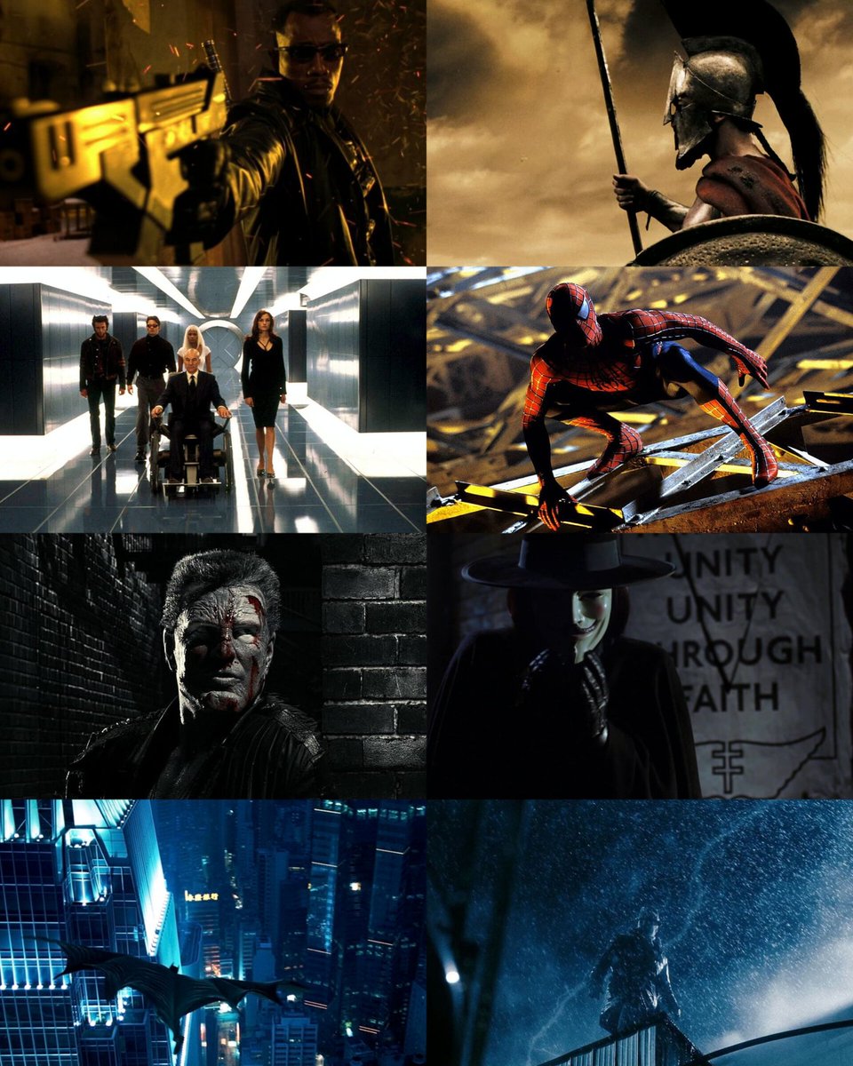 TheReelRapNerd's tweet photo. This was one hell of an era for Comic Book Movies https://t.co/J4yPsMYajm