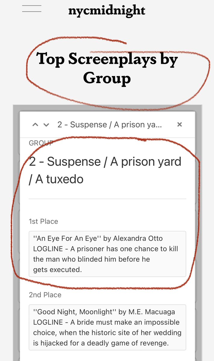 alexottowrites's tweet image. I will be participating in the final round of the NYC Midnight Short Screenplay finals this weekend! I am one of 40 writers who advanced to the finals out of 1200 who entered the competition!