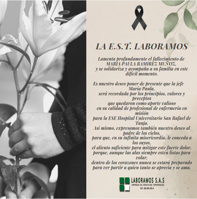 asotrain's tweet photo. Acompañamos a nuestra empresa hermana en la sensible perdida de una de sus colaboradoras. Paz en su tumba. https://t.co/wNijcn2Jsd
