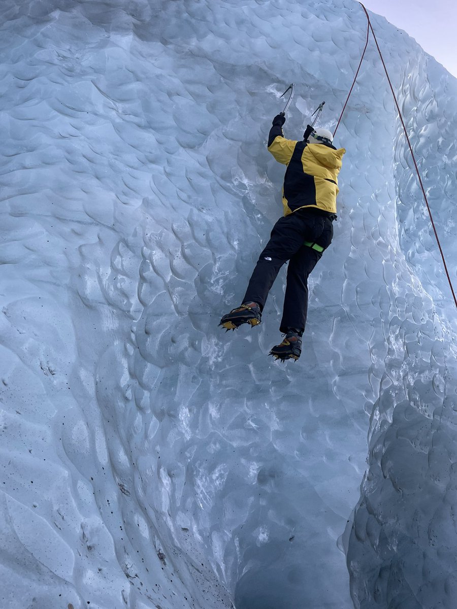 planethenny's tweet photo. On a glacier https://t.co/xz8ekAn1R5