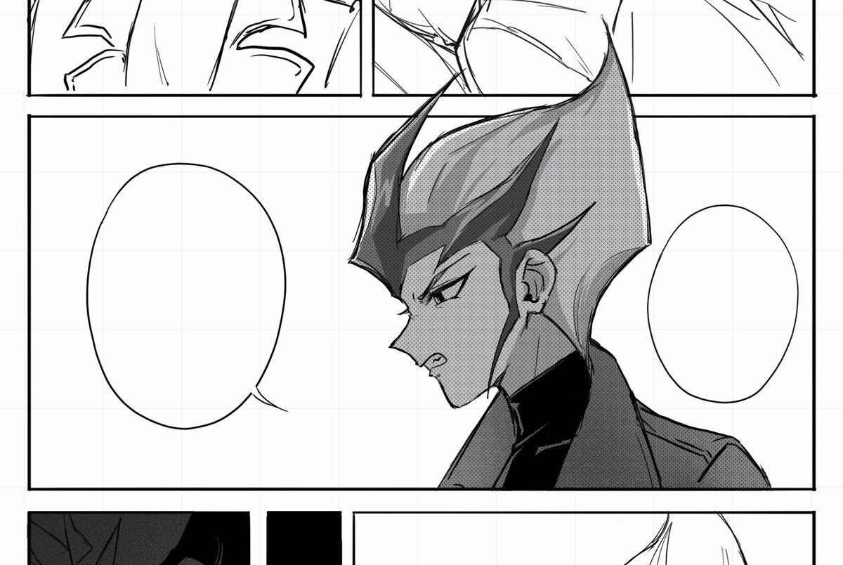 [wip] occasionally, I fly off the handle and do manga pages

#zexal 