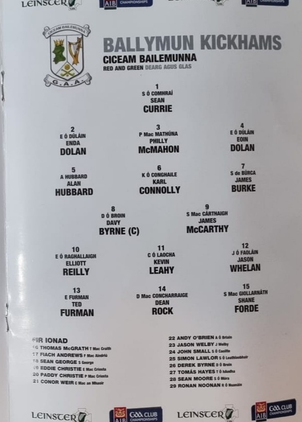 BMunfundraising's tweet photo. On this day 10 years ago in Cusack Park Mullingar Ballymun Kickhams defeated Portlaoise to win the Leinster Senior Club Championship for the first time. https://t.co/5XI6vJFny8