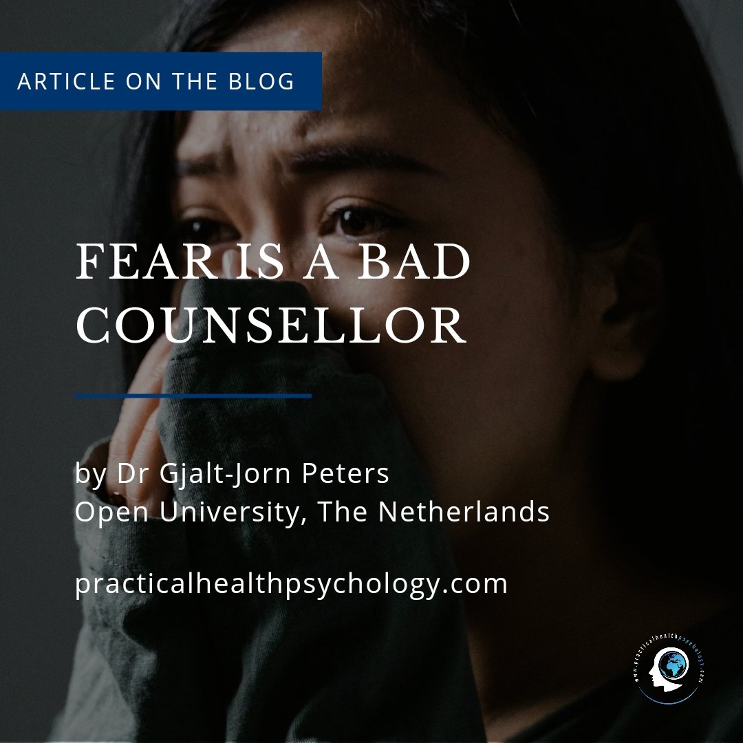 PractHealthPsy's tweet photo. Fear appeals are a commonly used strategy to change behaviour. For instance the threatening and graphic fear-arousing communications now ever-present on tobacco packaging, and in campaigns to promote seatbelt use and discourage substance use.

#Health #psychology https://t.co/v3oqLCW8YA