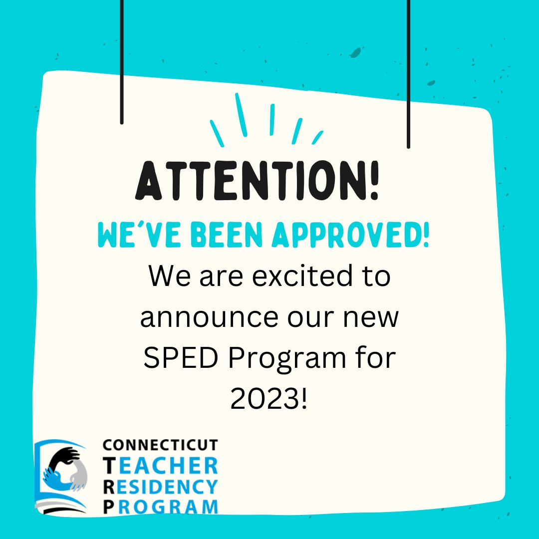 Starting in 2023, TRP will be identifying district partners and residents to pilot our new and recently state approved SPED Program. Stay tuned to hear more about our new SPED Program!

#teachers #educators #diversitymatters #teacherresidency #teachertraining #specialeducation