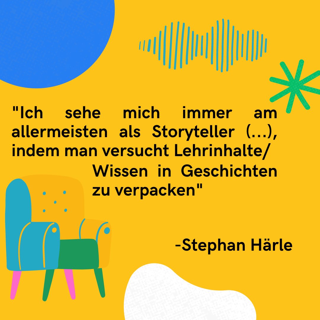 ✨E-Learning Experience Designer✨ Klingt abgefahren, findest du auch? Stephan Härle, unser Podcast-Gast, nimmt dich mit in seinen Beruf. Als "Storyteller" hat er auch bei uns viele spannende Dinge zu erzählen. 
Link zur Folge: podcastanalphabeten.de/interview-mit-…