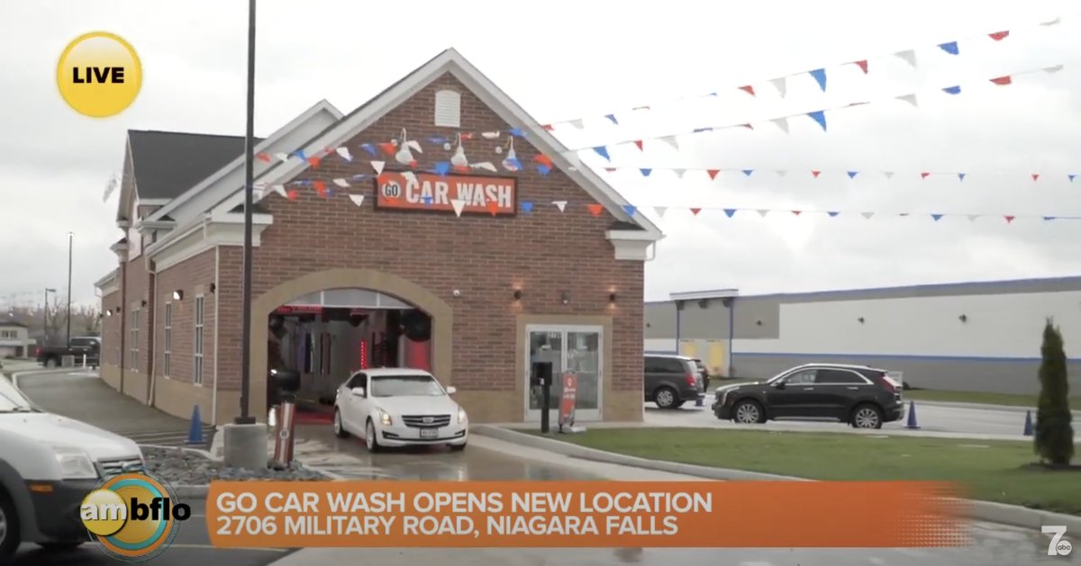 AM Buffalo (@am_buffalo) on Twitter photo *FREE CAR WASH*
That's right! <a href="/TheGOCarWash/">GO Car Wash</a> opened another location in #WNY - and they're celebrating by offering free car washes at this location until Monday!
Head to: 2706 Military Road in Niagara Falls
Their 7th Western New York location!
wkbw.com/am-buffalo/go-… *FREE CAR WASH*
That's right! <a href="/TheGOCarWash/">GO Car Wash</a> opened another location in #WNY - and they're celebrating by offering free car washes at this location until Monday!
Head to: 2706 Military Road in Niagara Falls
Their 7th Western New York location!
wkbw.com/am-buffalo/go-…