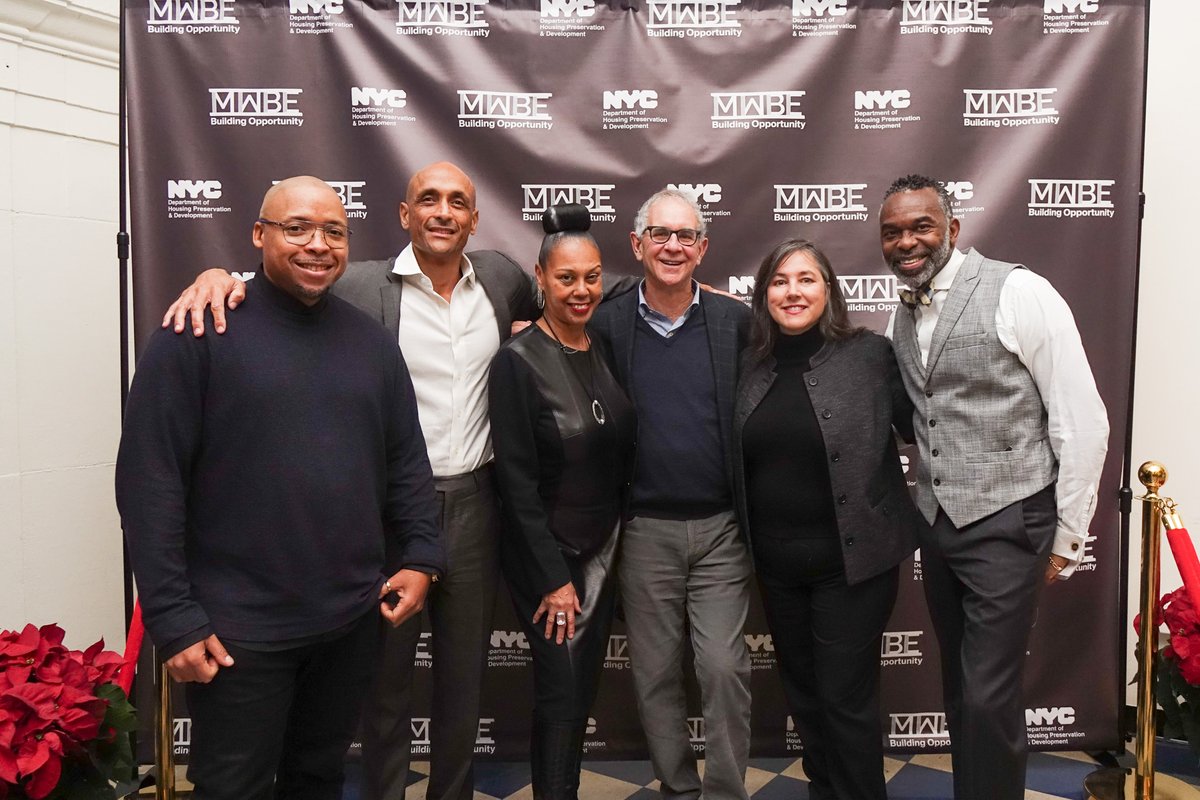NYCHousing's tweet image. We celebrated 10 yrs of HPD's M/WBE Building Opportunity Initiative! Created to address disparities in M/WBE participation in #AffordableHousing development, this initiative focuses on building capacity, increasing access to capital, gaining experience, &amp;amp; strengthening networks.